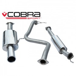 FD53 Cobra Sport Ford Fiesta MK7 ST180 2013> Cat Back System - 2.5" bore Resonated - Single Tailpipe, Cobra Sport, FD53